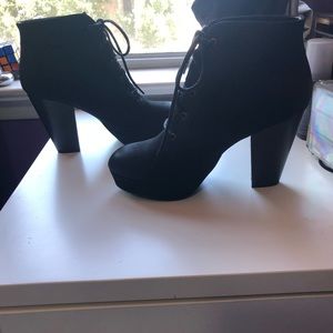 Mossimo Supply CO. Black Platform Boots